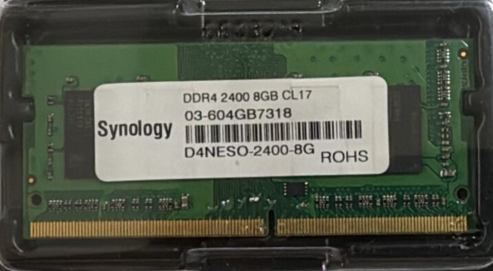 Synology D4NESO-2400-8G DDR4-RAM 8 GB P/N D4NESO-2400-8G